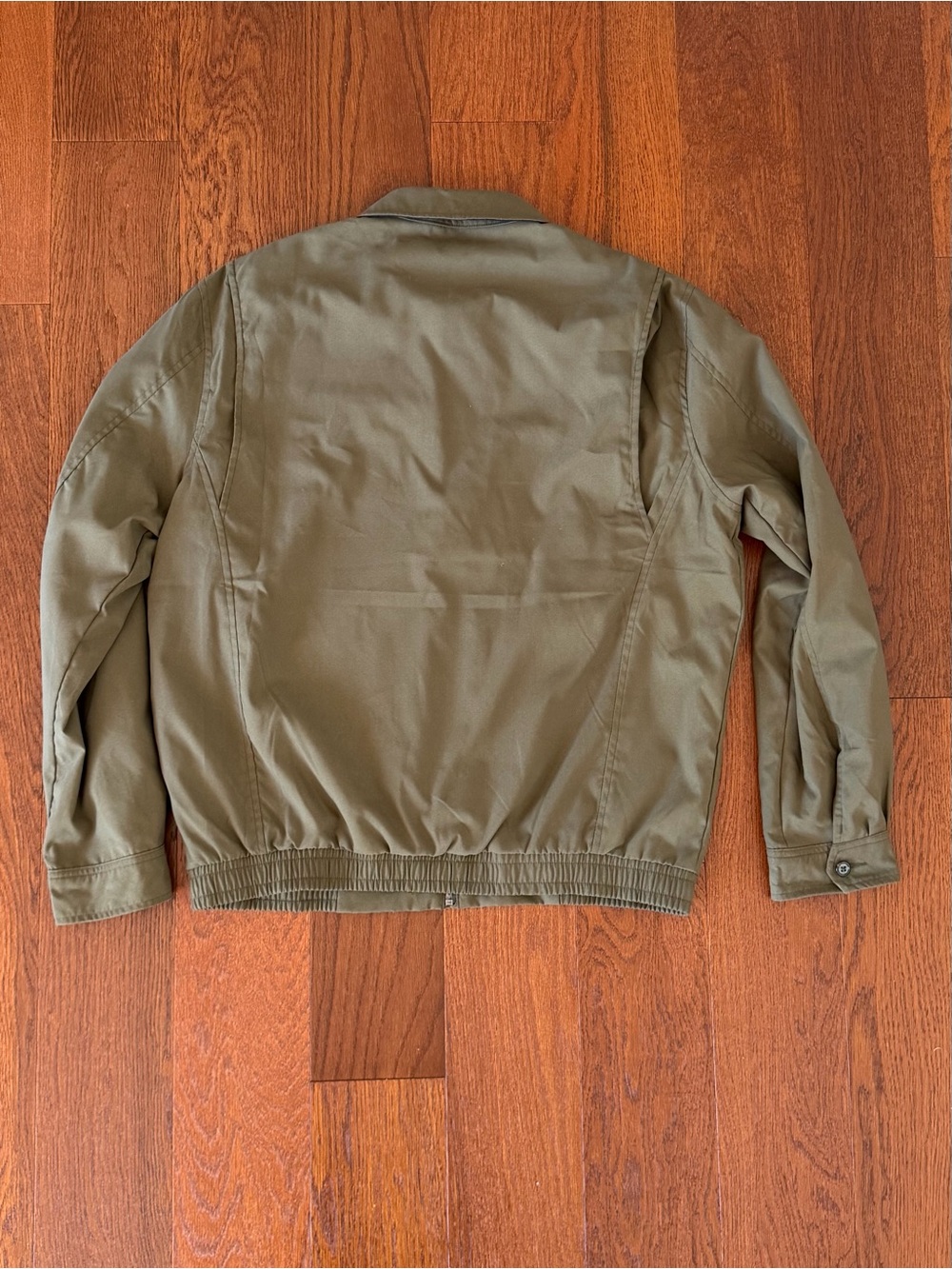 Polo Ralph Lauren Bi-Swing Harrington Bomber Jacket Olive Green Full Zip size M - Picture 2 of 7